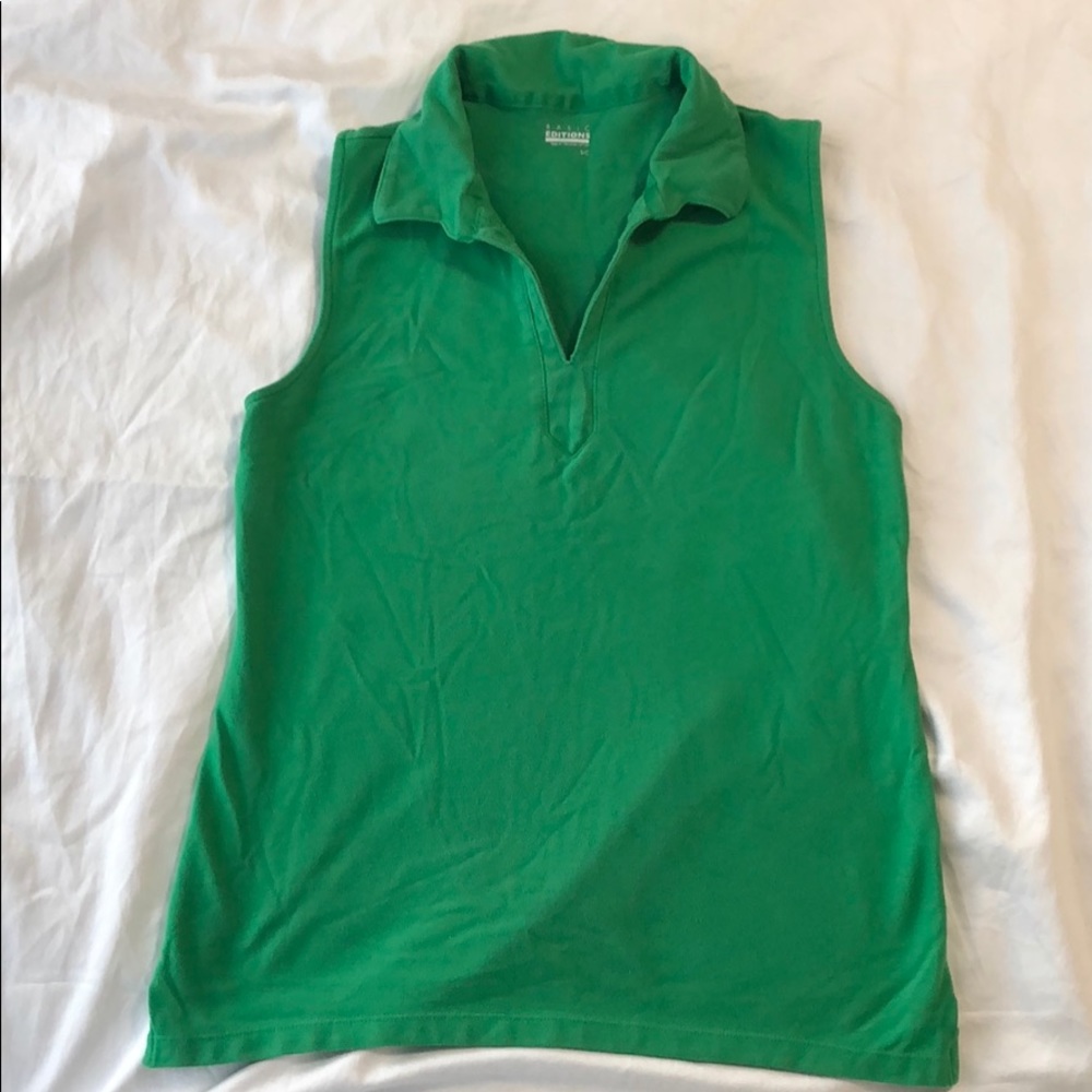 Sleeveless polo